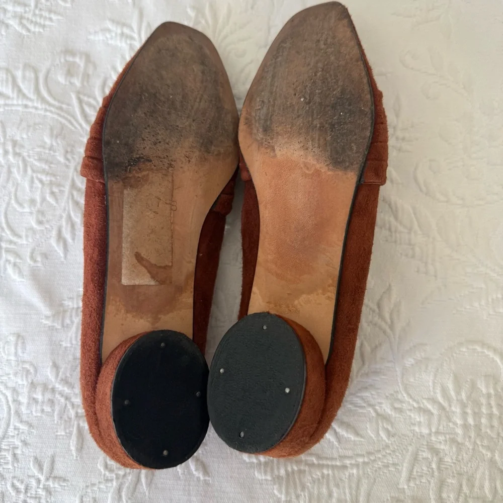 Sacha London Brown Suede Loafers size 7 - Picture 7 of 8